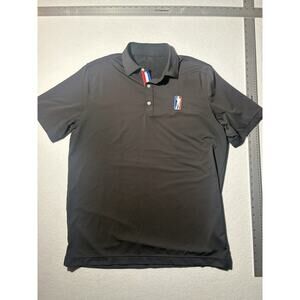 USAG Golf Shirt Men’s Size Large Black